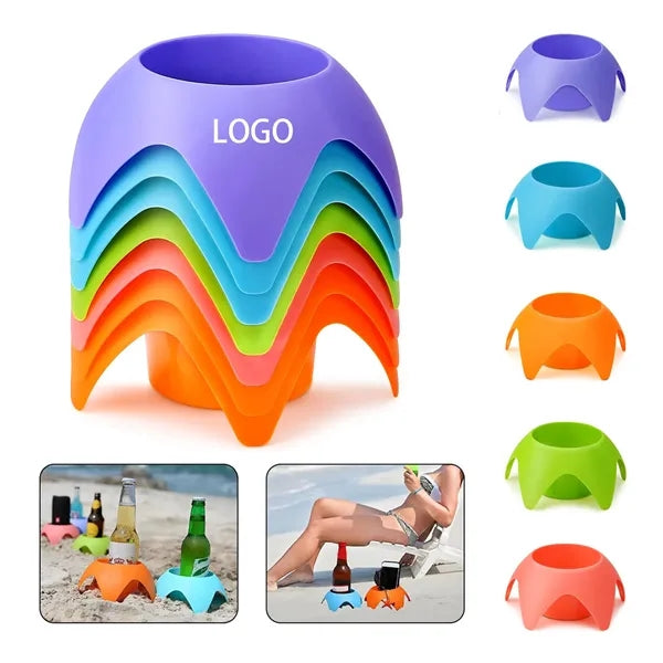 Beach Drink Cup Holder Sand Coasters