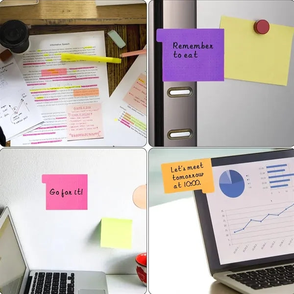 Assorted Tab Office Sticky Notes Set