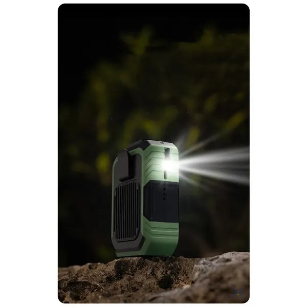 4000mAh Waist Clip Fan & Power Bank