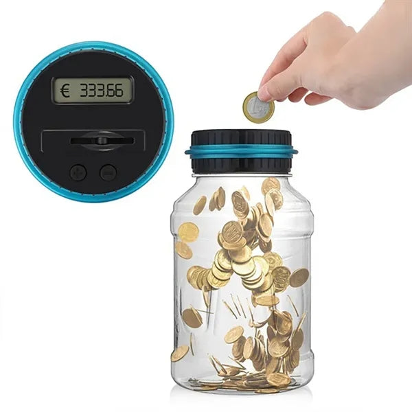 Digital Coin Counting Bank With Lcd Counter