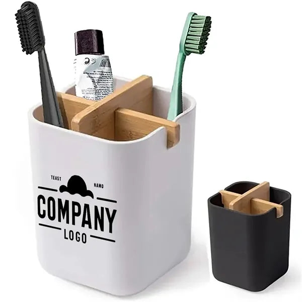 Bamboo Toothbrush Holder