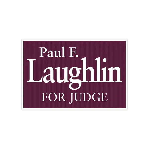 12" x 18" Yard Sign Corrugated Plastic