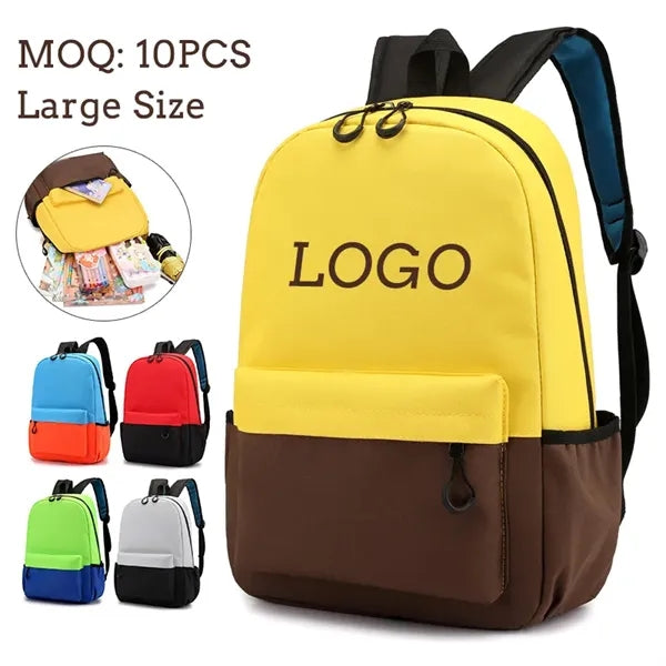 Waterproof 600D Oxford School Laptop Backpack Casual Daypack