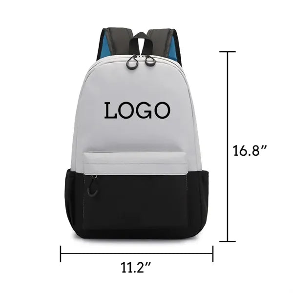 Waterproof 600D Oxford School Laptop Backpack Casual Daypack