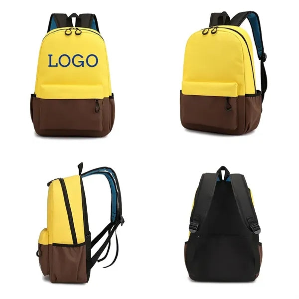 Waterproof 600D Oxford School Laptop Backpack Casual Daypack