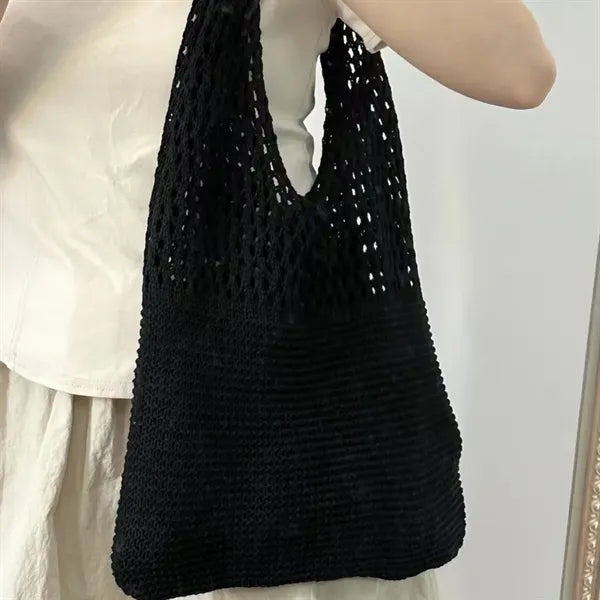 Crochet Mesh Beach Tote Bag