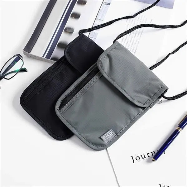 Passport Holder With RFID Pocket