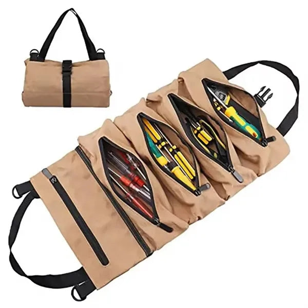 Hanging Tool Organizer Carrier Tote Roll Up Kit Bags