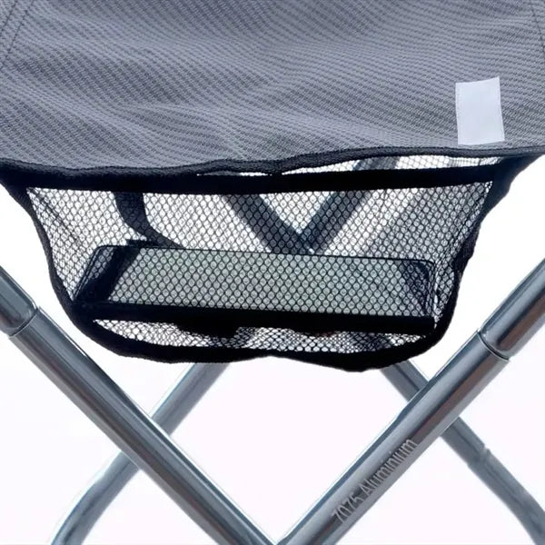 Compact Outdoor Aluminum Camping Fishing Stool Folding Chair