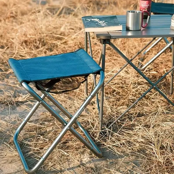 Compact Outdoor Aluminum Camping Fishing Stool Folding Chair