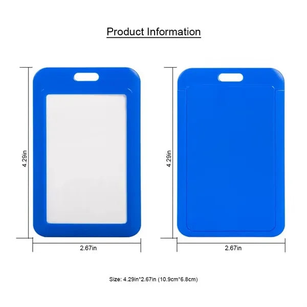 Polyester Lanyard ID Card Badge Holder For Worker