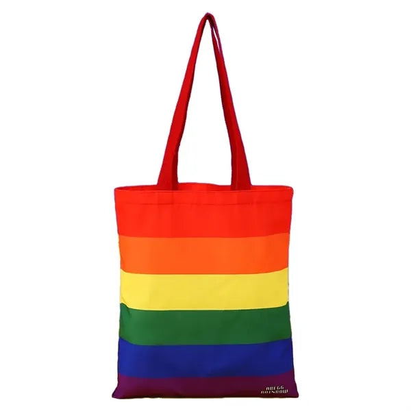 13" x 15" Polyester Canvas Tote Bag LGBT Pride