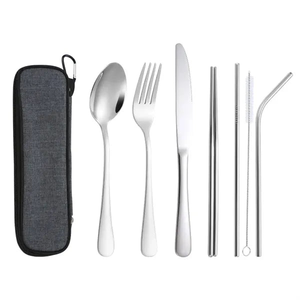 Stainless Steel Cutlery Set In Pouch
