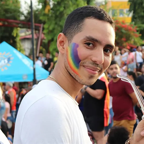 Rainbow Face Body Paint