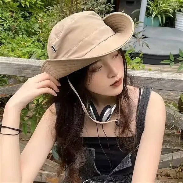 Fisherman Cap Wide Brim Bucket Hat for Fishing & Hiking