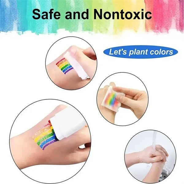 Rainbow Face Body Pa