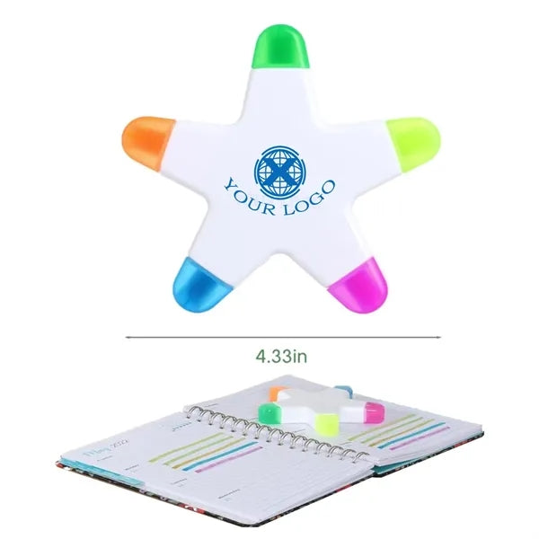 5-In-1 Colorful Star Highlighter