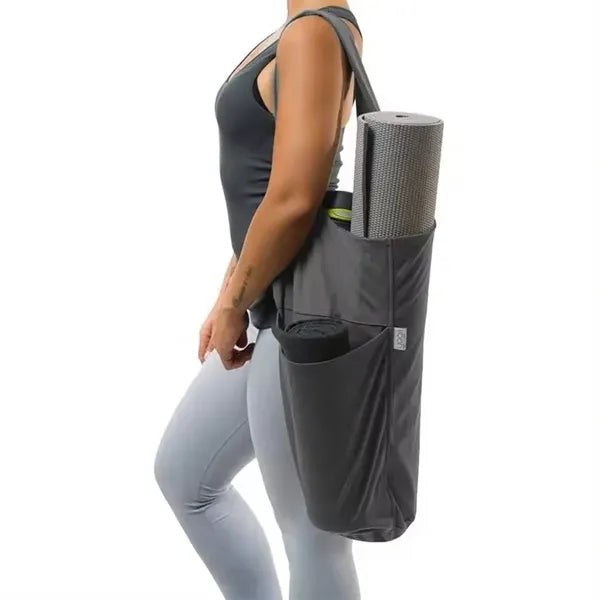 Portable Sports Gym Fitness Canvas Yoga Mat Shouler Bag