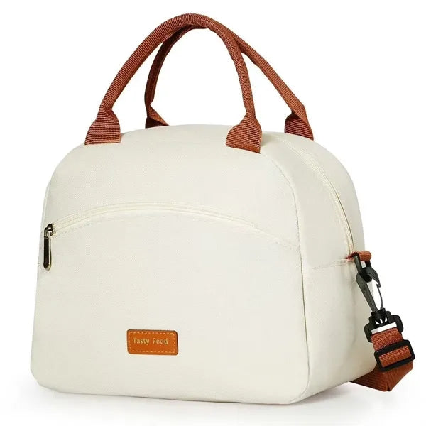 Large Capacity Lunch Bag With Shoulder Strap
