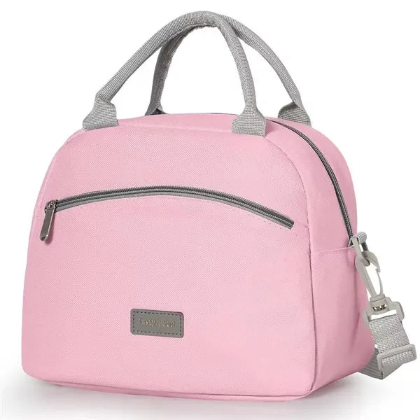 Large Capacity Lunch Bag With Shoulder Strap