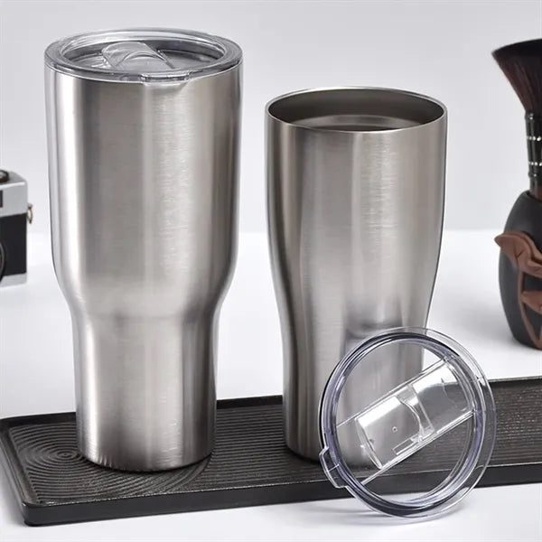 30 oz Stemless Double Wall Vacuum Travel Car Cup