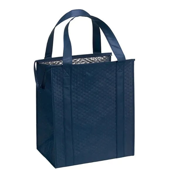 Non-Woven Insulated Grocery Cooler Tote 13" x 10" x 15"