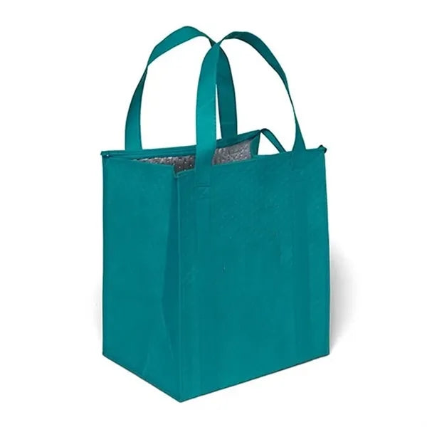 Non-Woven Insulated Grocery Cooler Tote 13" x 10" x 15"