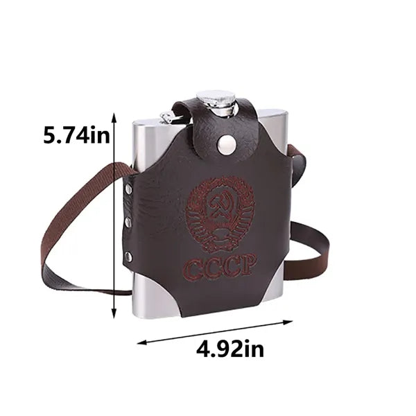 Style Stainless Steel Liquor Whiskey Hip Flask