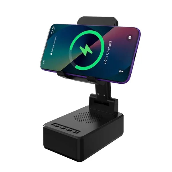 3 In 1 15W Fast Charging Wireless Charger BT Speakers
