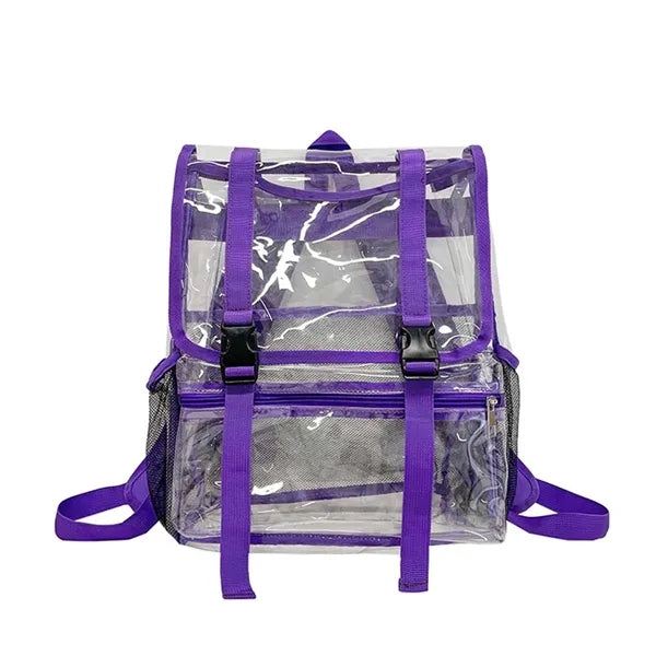 Large Capacity Clear Bags Stadium Approved School Backpacks
