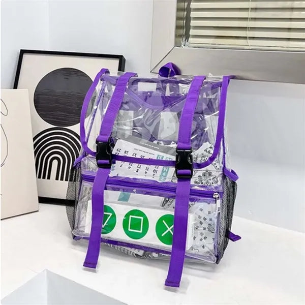 Large Capacity Clear Bags Stadium Approved School Backpacks