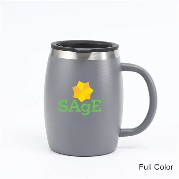 16 oz Insulated Double Wall Stainless Steel Coffee Cup