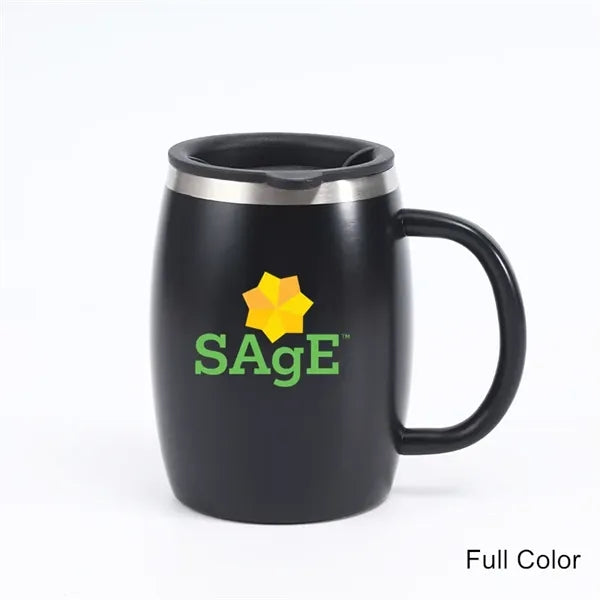 16 oz Insulated Double Wall Stainless Steel Coffee Cup