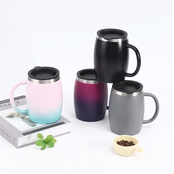 16 oz Insulated Double Wall Stainless Steel Coffee Cup