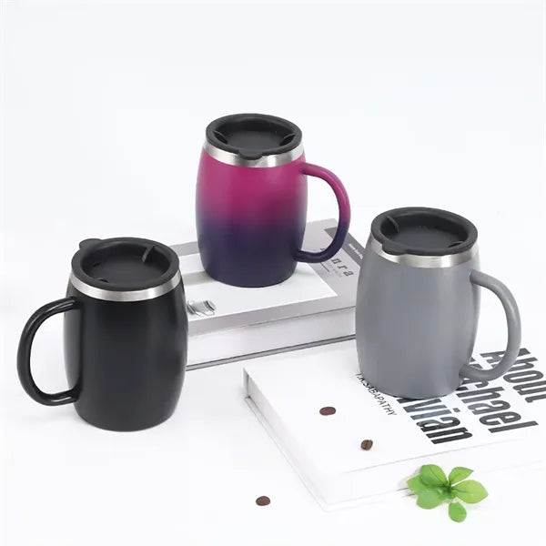 16 oz Insulated Double Wall Stainless Steel Coffee Cup