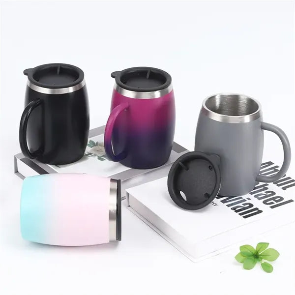 16 oz Insulated Double Wall Stainless Steel Coffee Cup