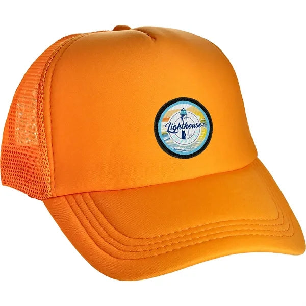Colorful Foam Embroidered Emblem Trucker Hat