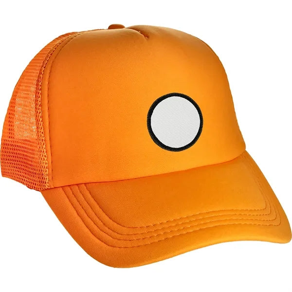 Colorful Foam Embroidered Emblem Trucker Hat