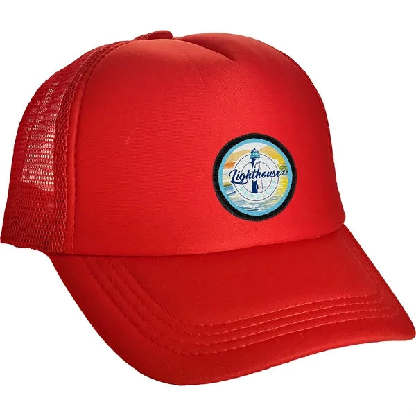 Colorful Foam Embroidered Emblem Trucker Hat