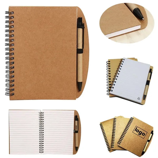 A5 Coil Journal Notebook With Pen