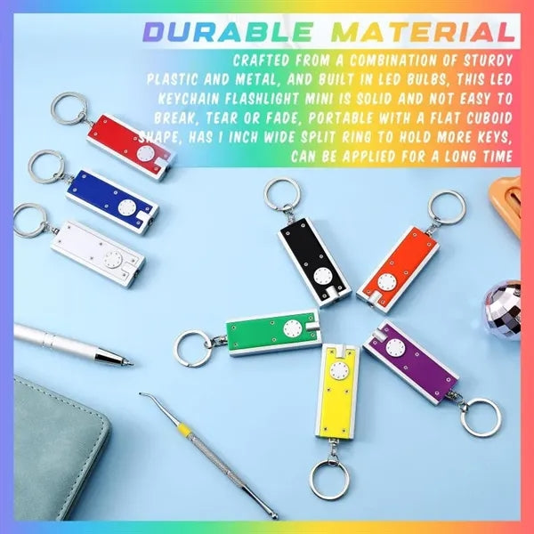 LED Flashlight Keychain