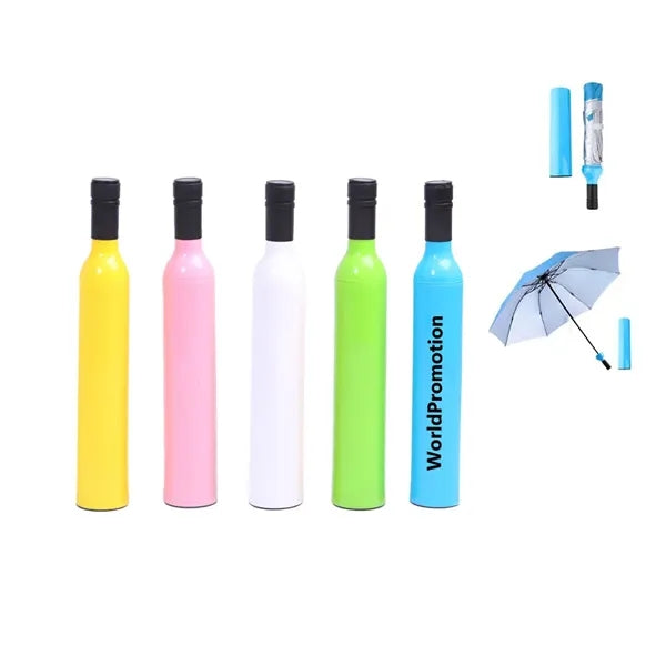 Wine-Bottle Shaped Umbrella