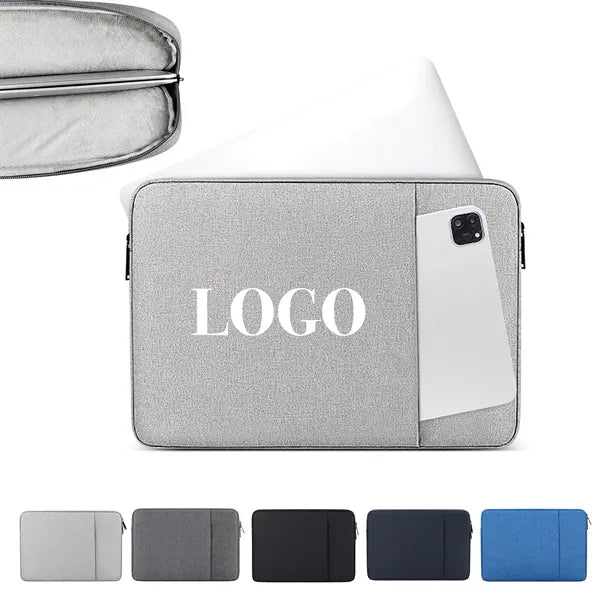 13.3" Plush Lined Waterproof Oxford Tablet Case Extra Pocket