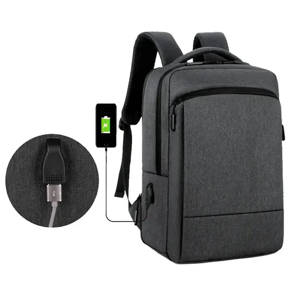 Large Capacity Expandable Business Backpack With USB Port