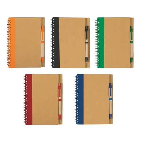 Spiral Notebook with Pen