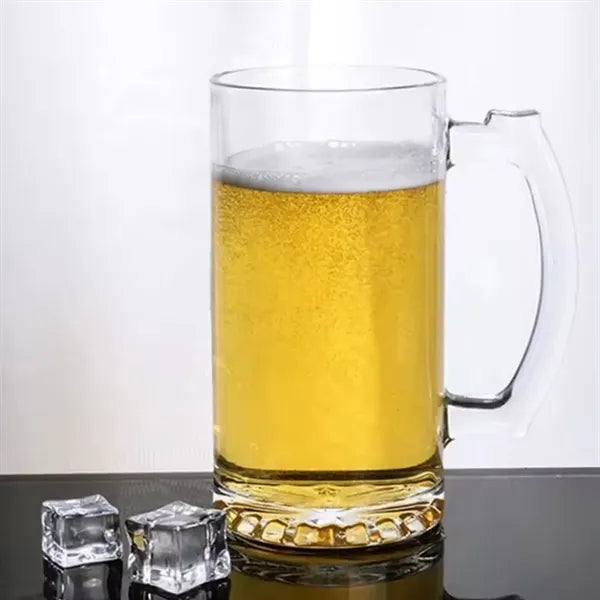 Stout 16oz Glass Mugs Beer Steins With Handle