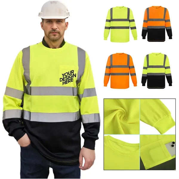 Long Sleeve Reflective T Shirt
