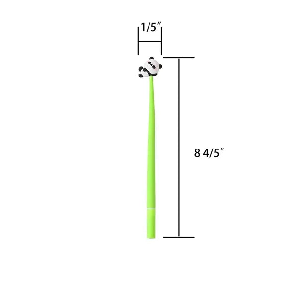 Flexible Silicone Cartoon Panda Ballpoint Pen For Gift