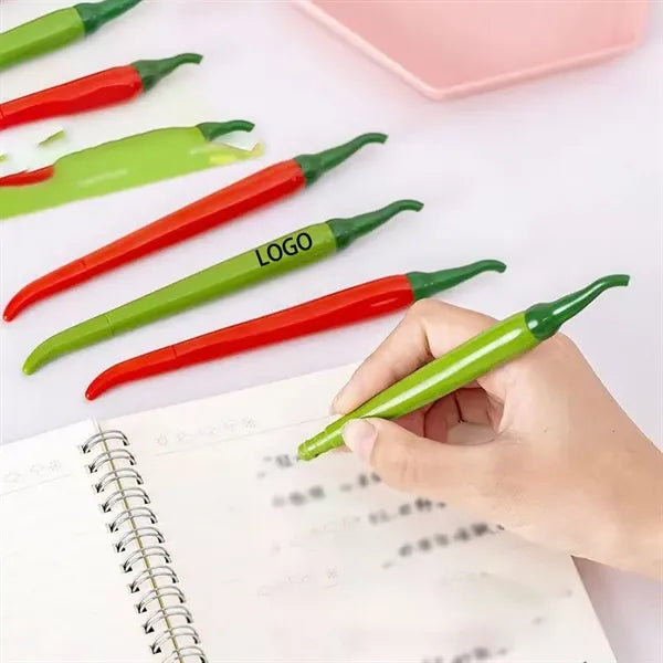 Creative Chili Shaped Ballpoint Pen For Promotion