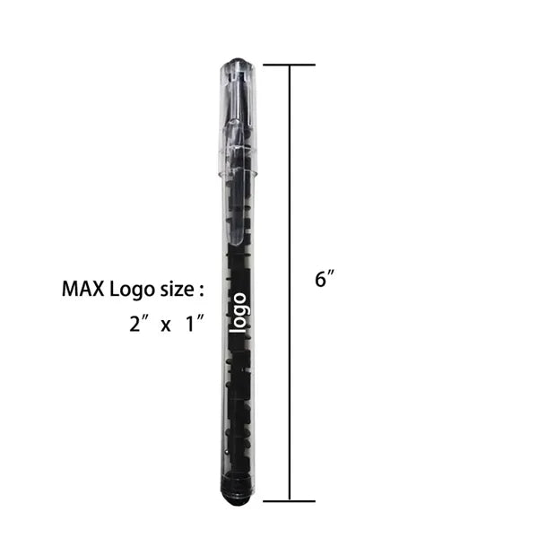 Maze Puzzle Shape Ballpoint Pen With Ball In Fidget